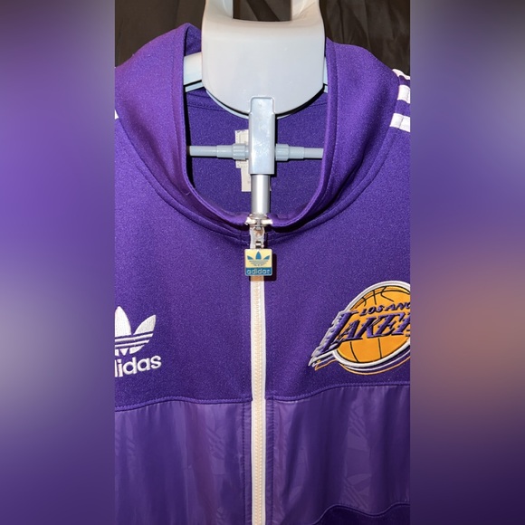 Vintage Adidas Purple Los Angeles Lakers Jacket - Picture 6 of 11